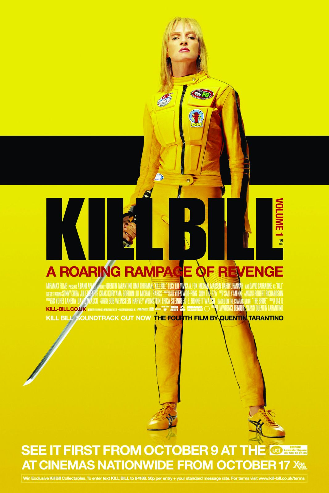 Kill Bill Vol. 1 Iconic Poster Wall Art