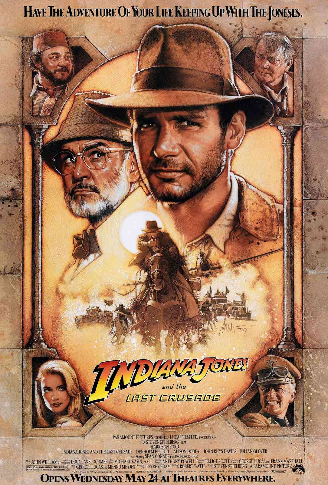 Indiana Jones Last Crusade Adventure Wall Art