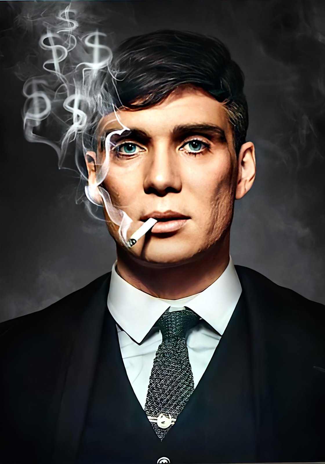 Peaky Blinders Dollar Smoke Wall Art