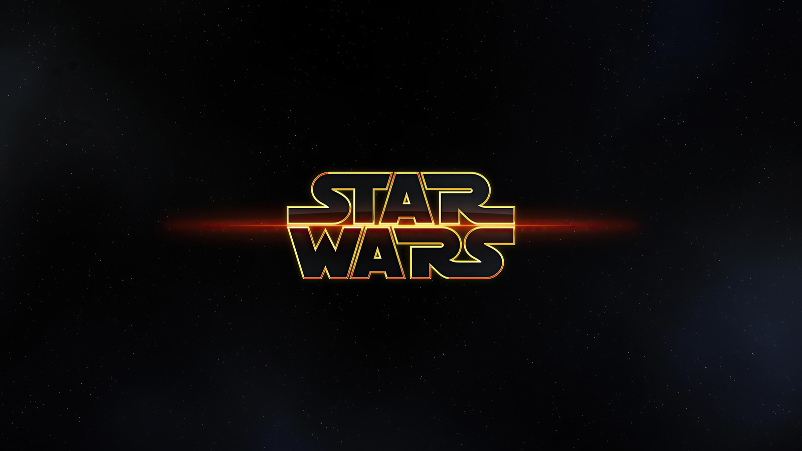 Iconic Star Wars Logo Space Wall Art
