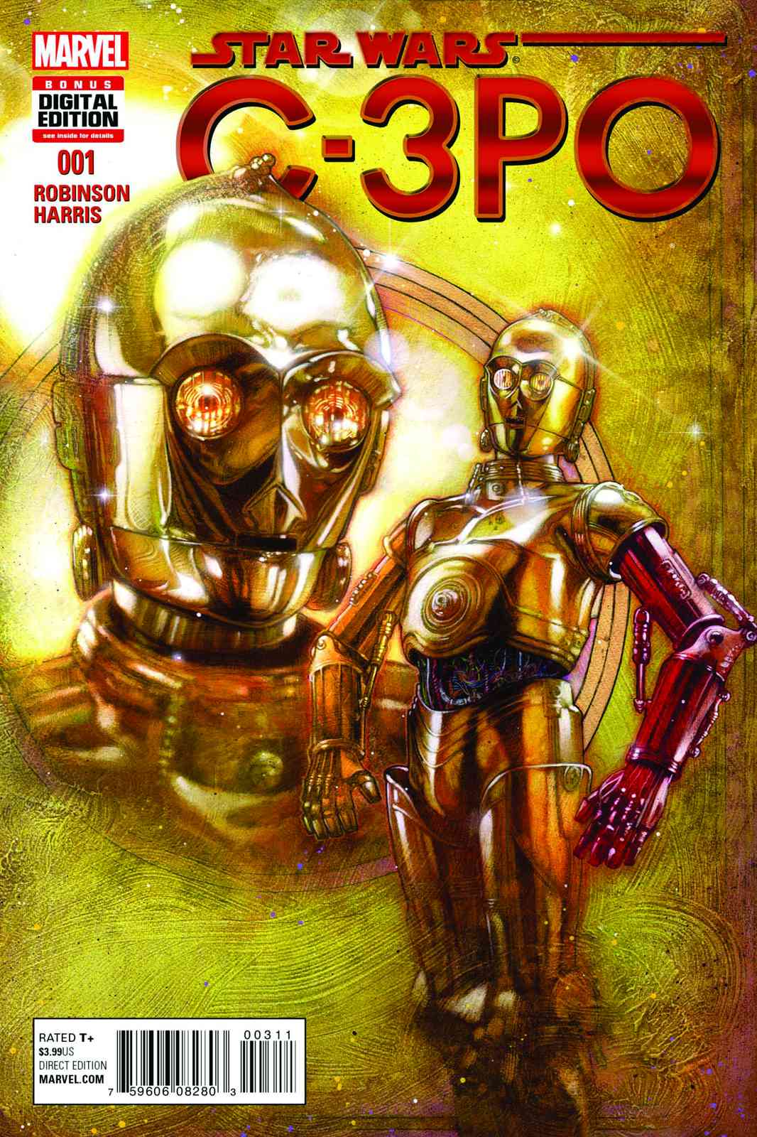 Star Wars C-3PO Comic Cover Wall Art