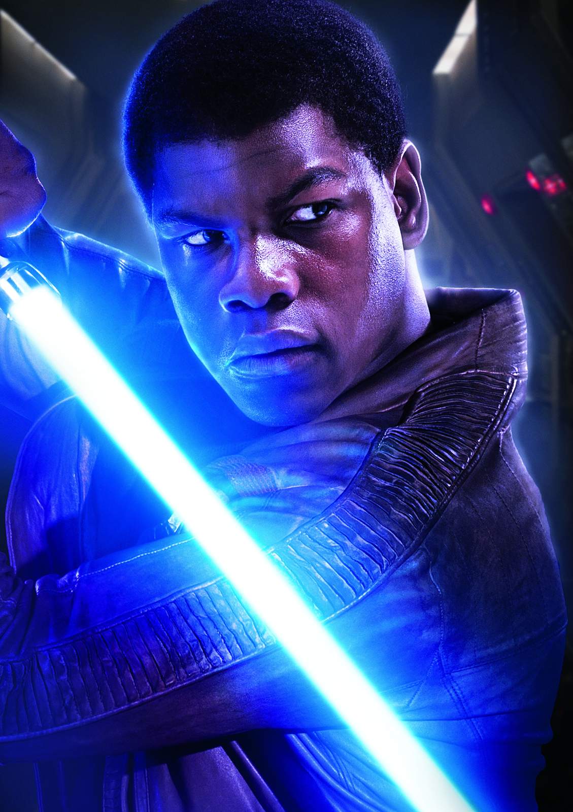 Finn Star Wars Blue Lightsaber Wall Art