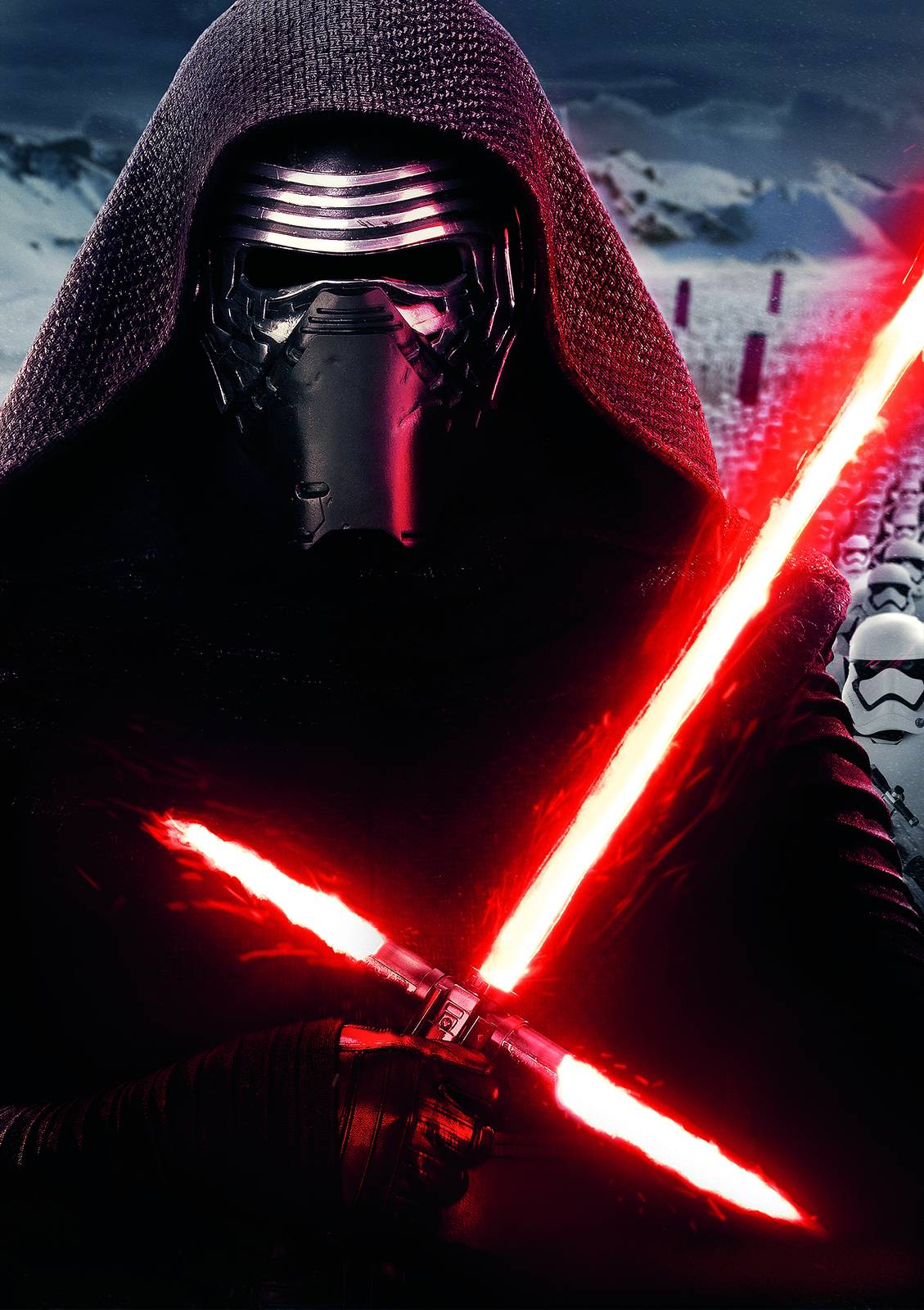 Kylo Ren Lightsaber Force Awakens Wall Art