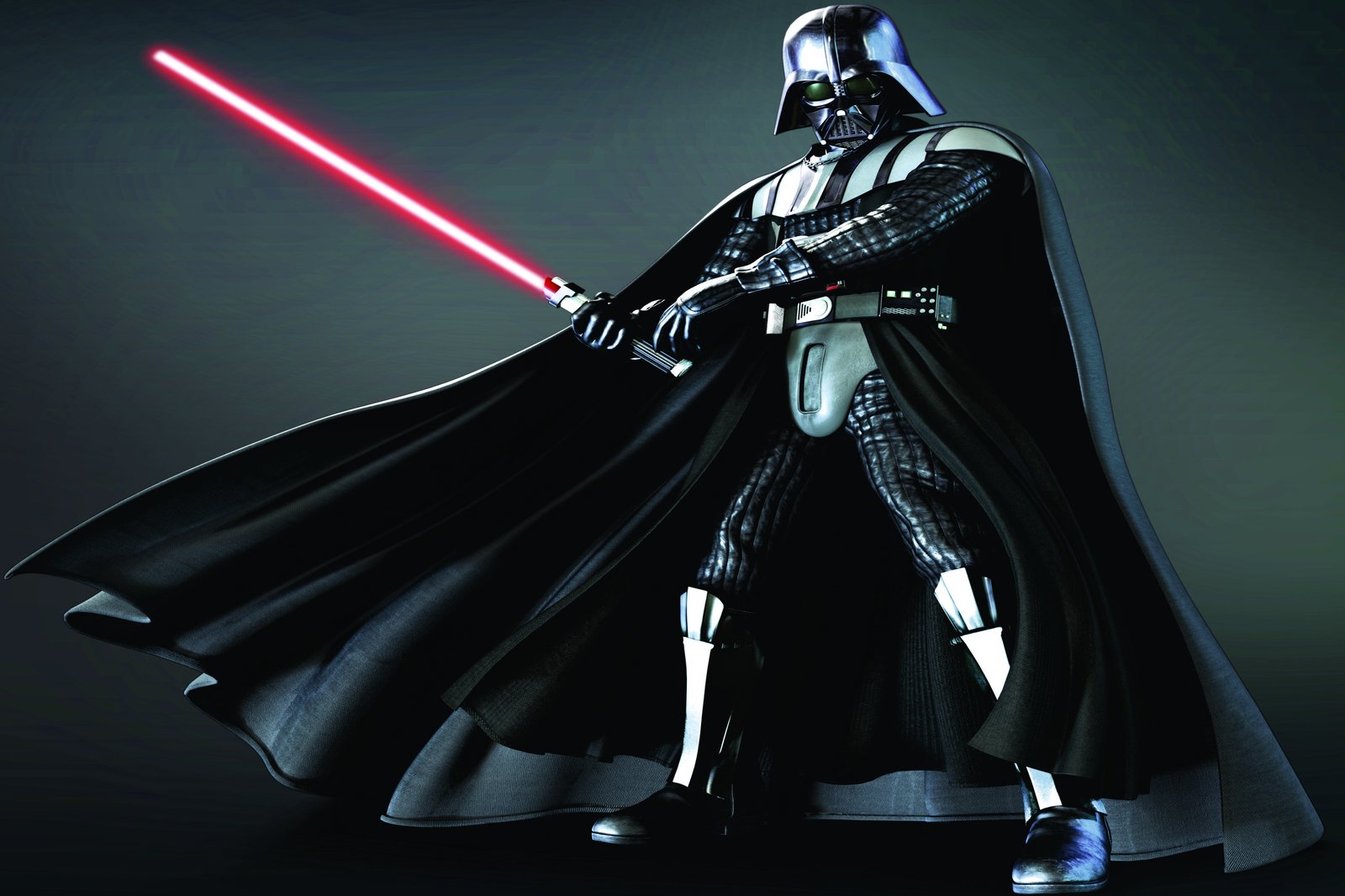 Darth Vader Red Lightsaber Force Wall Art