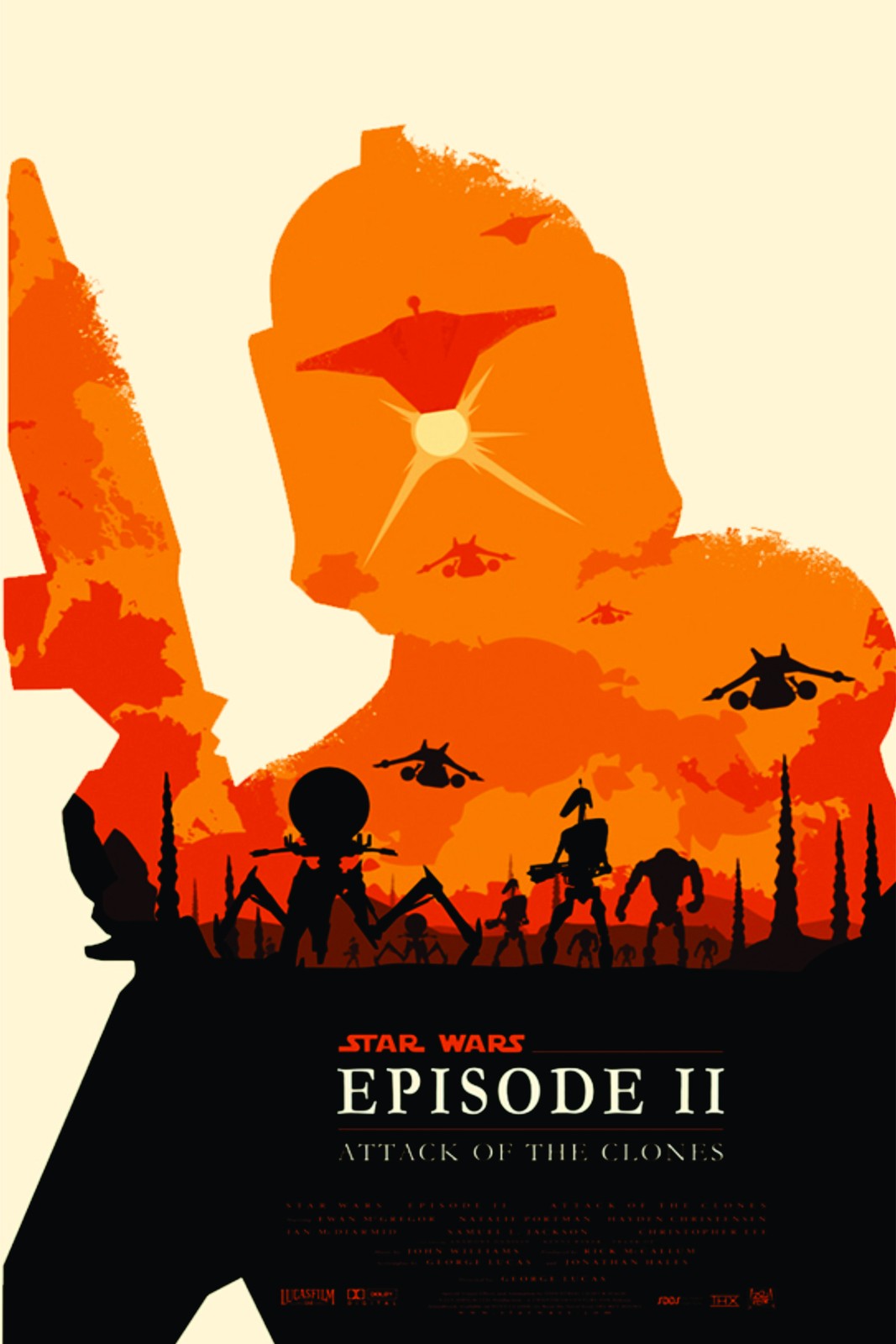 Star Wars Episode II Attack of the Clones Wall Art