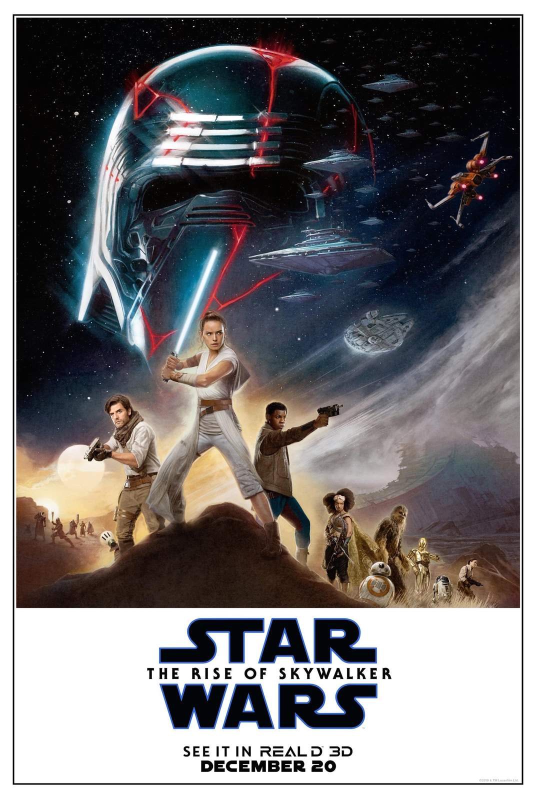Epic Star Wars Rise of Skywalker Wall Art