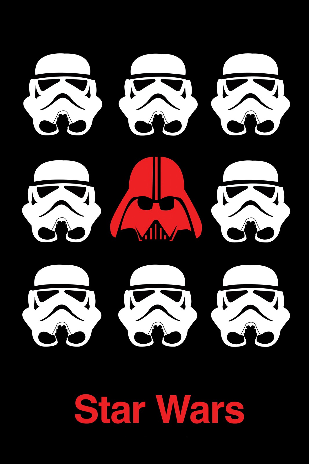 Darth Vader & Stormtrooper Star Wars Wall Art