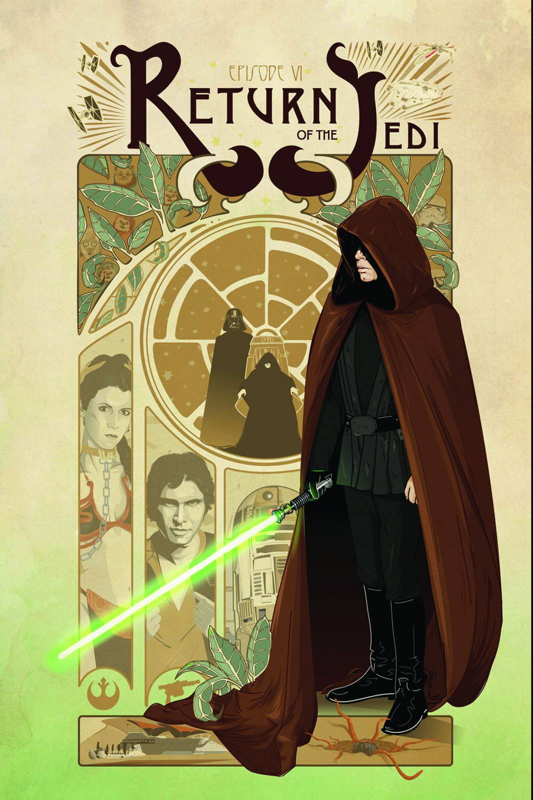 Return of the Jedi Epic Movie Poster Wall Art