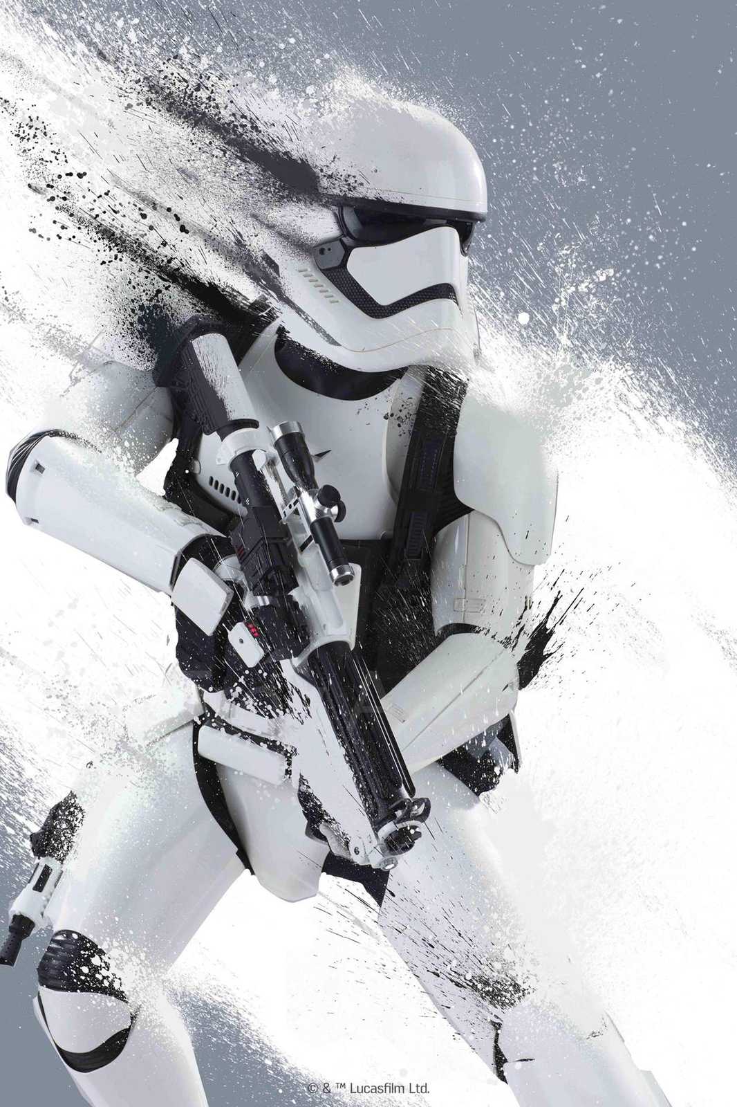 Epic Stormtrooper Splatter Art Wall Art