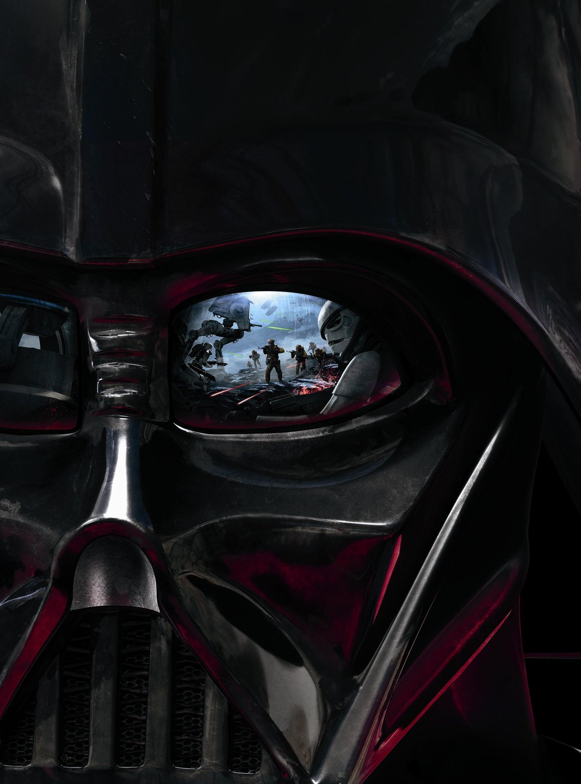 Darth Vader Battle Scene Wall Art