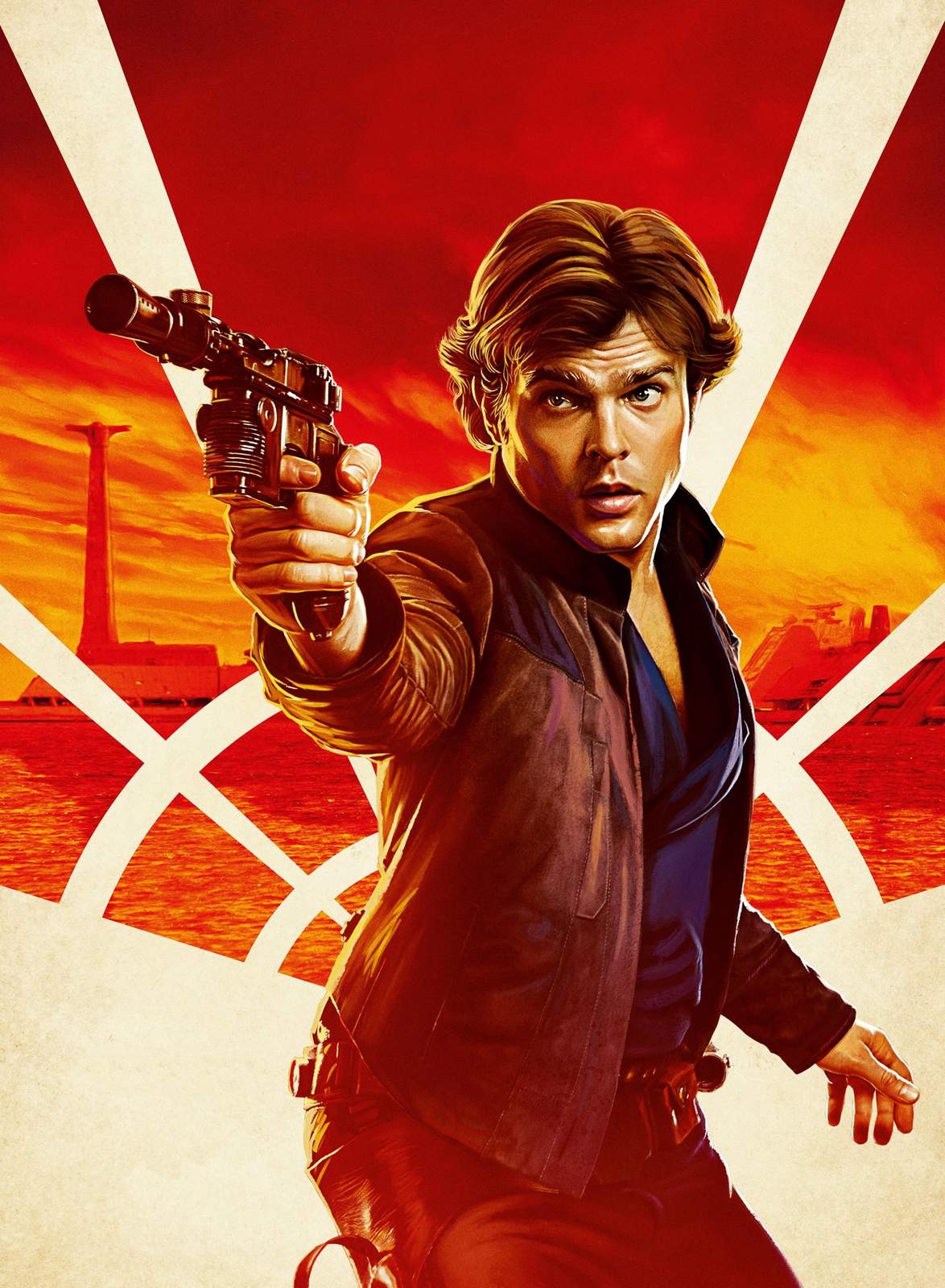 Han Solo Retro Movie Poster Wall Art