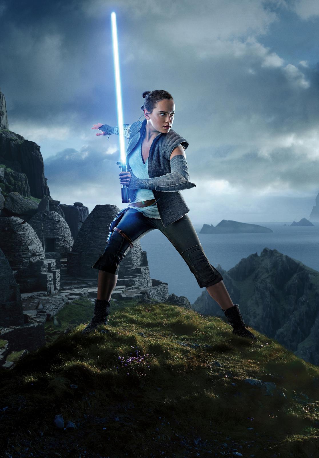 Rey's Powerful Stance Star Wars Wall Art