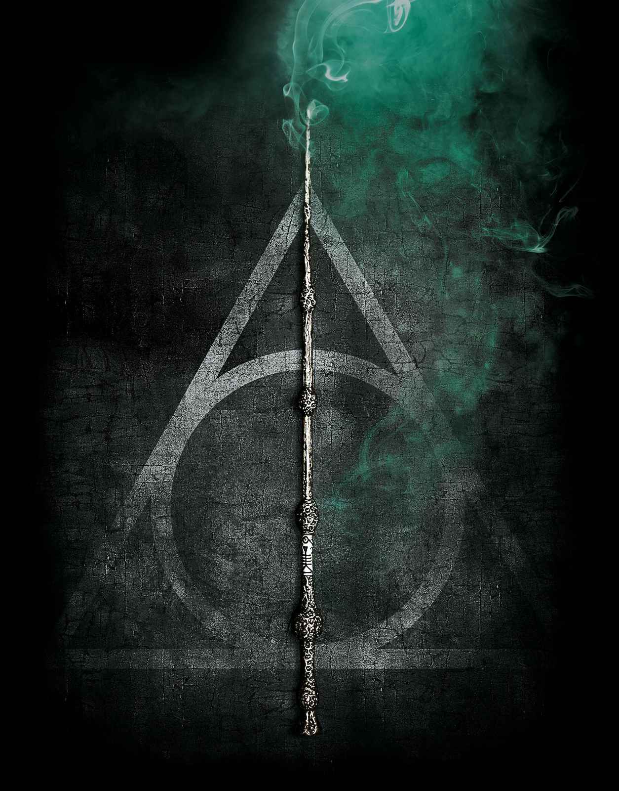 Wizarding World Wand & Deathly Hallows Wall Art