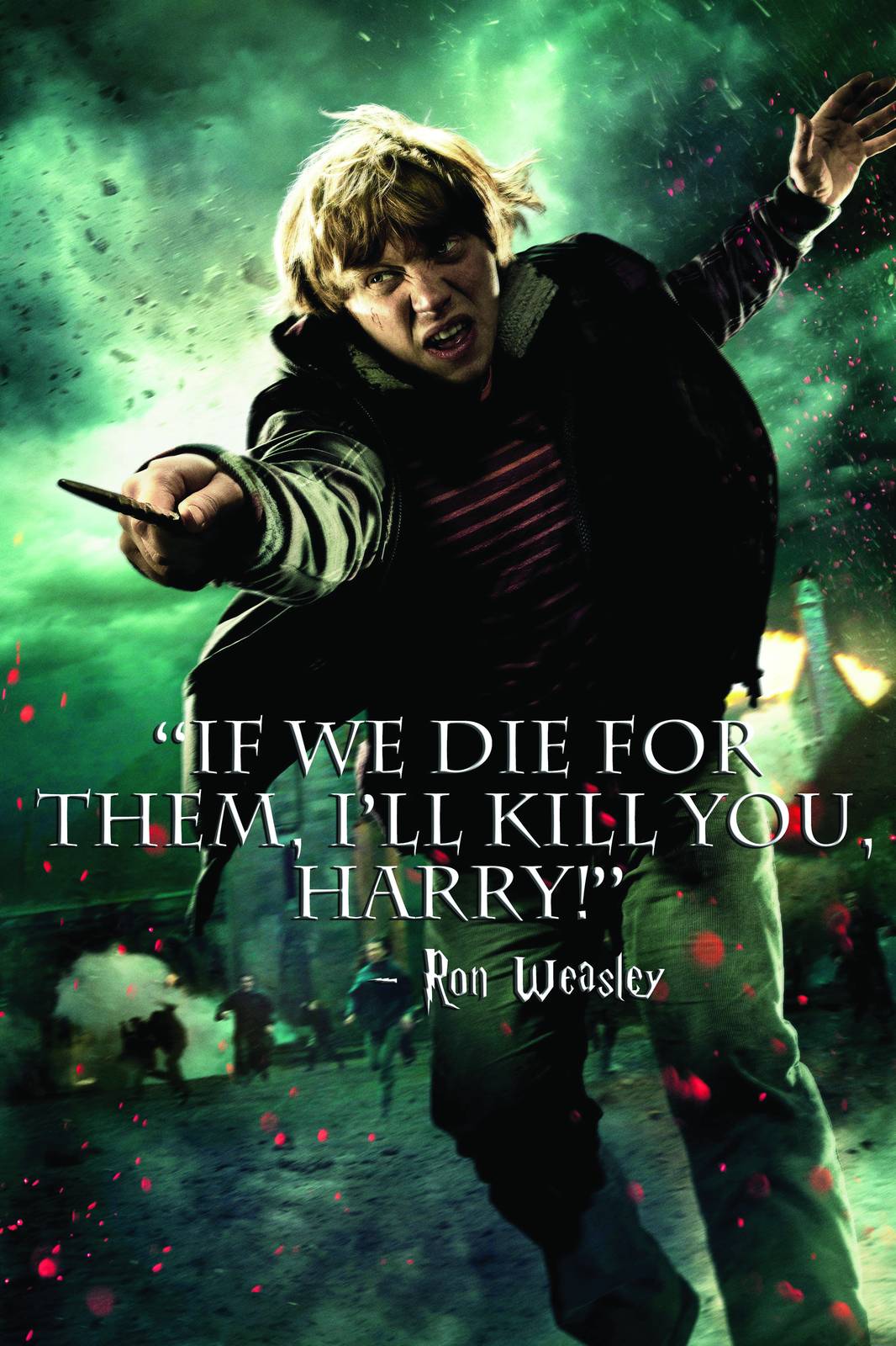 Ron Weasley "If We Die For Them" Wall Art