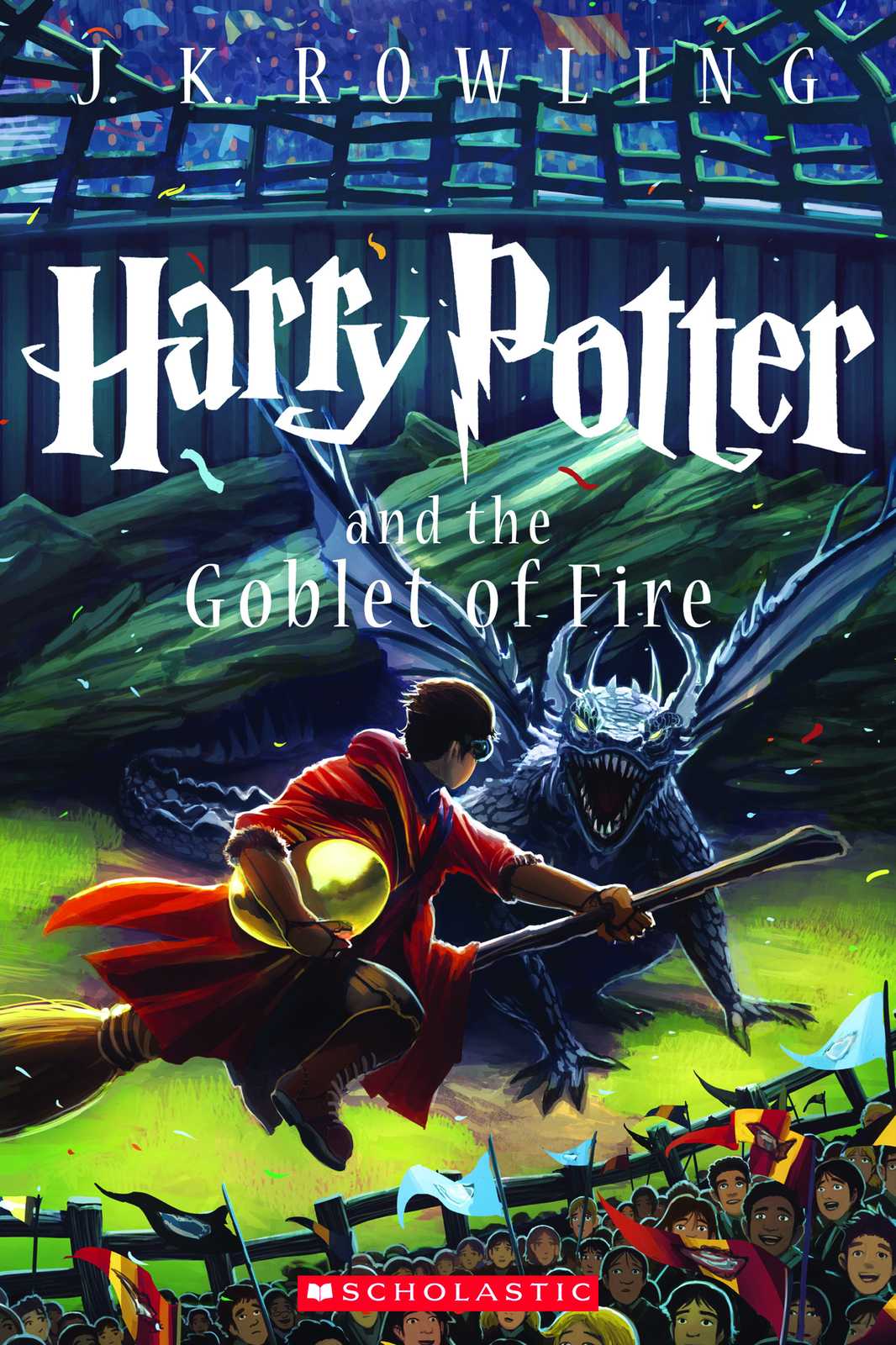 Harry Potter Goblet of Fire Dragon Chase Wall Art
