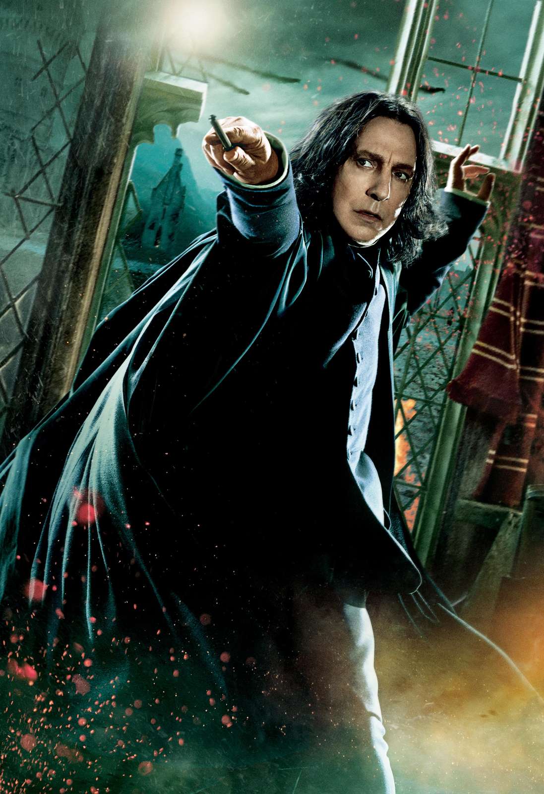 Dramatic Snape Magic Spell Wall Art