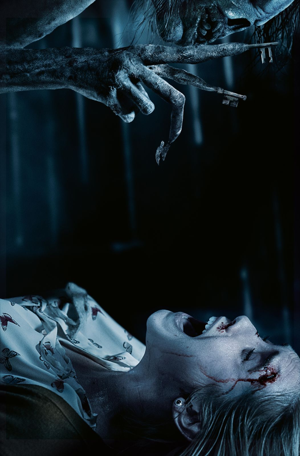 Horror Key Grasping Nightmare Wall Art