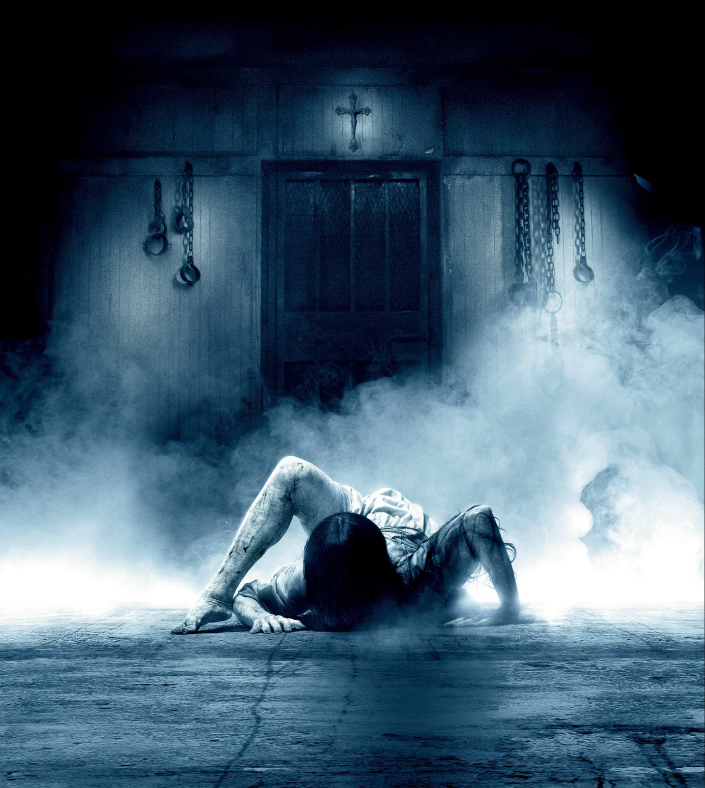Haunting Horror Girl Crawling Wall Art