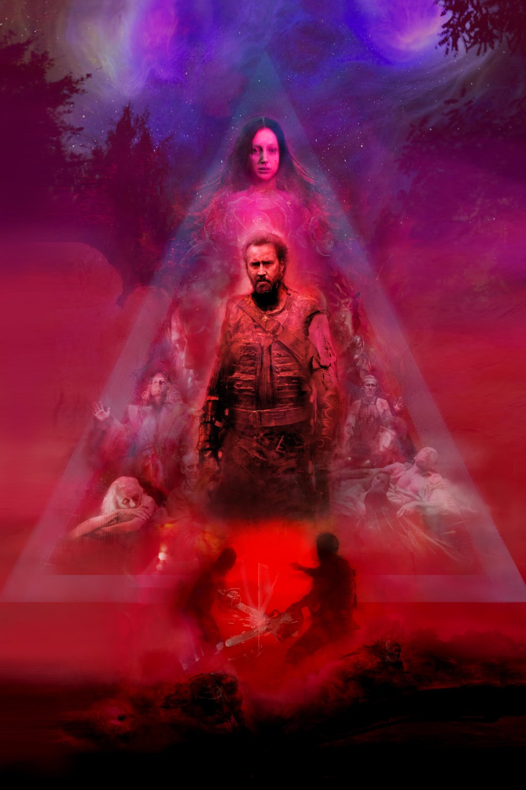Mysterious Figure with Nicolas Cage Wall Art