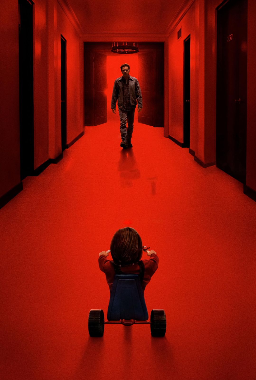 Haunting Hallway Horror Movie Wall Art