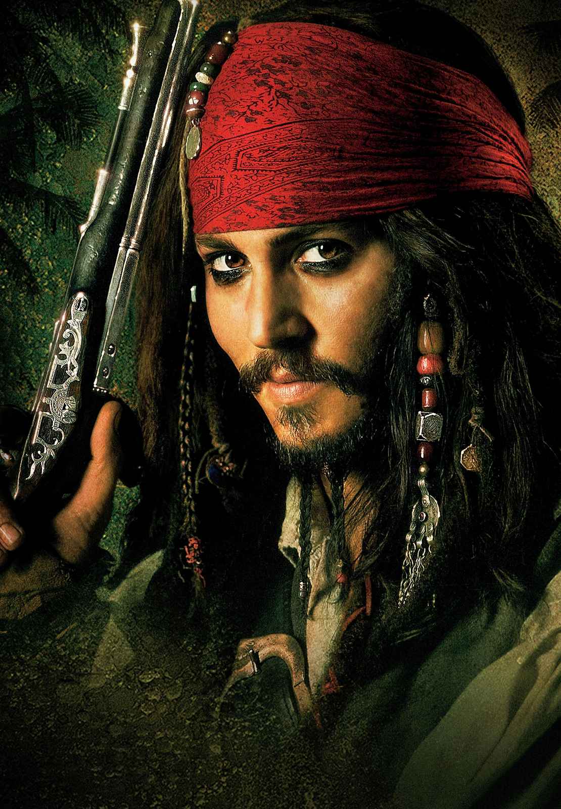 Captain Jack Sparrow "Pirates of the Caribbean" Wall Art