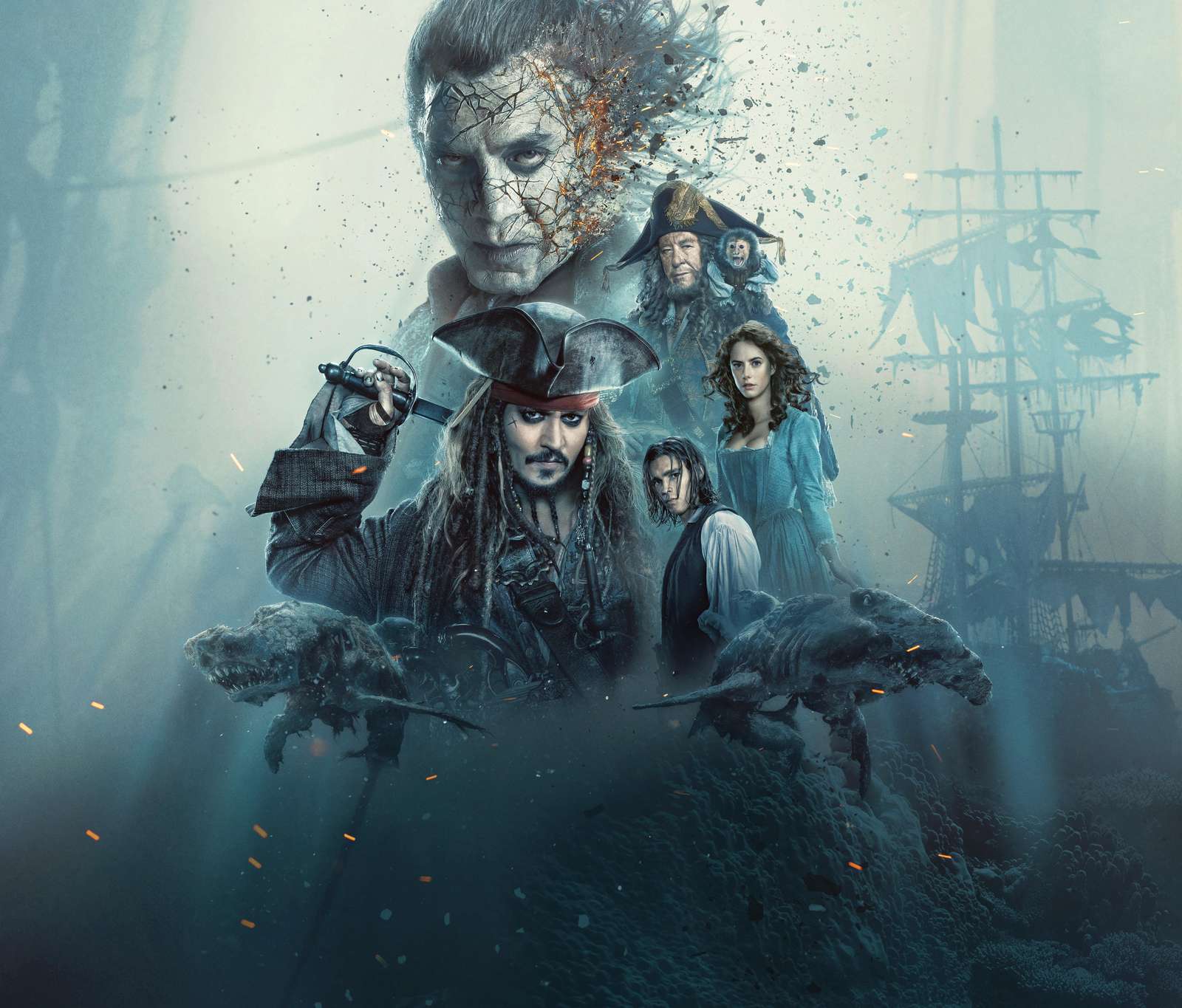 Pirates of the Caribbean Jack Sparrow Wall Art