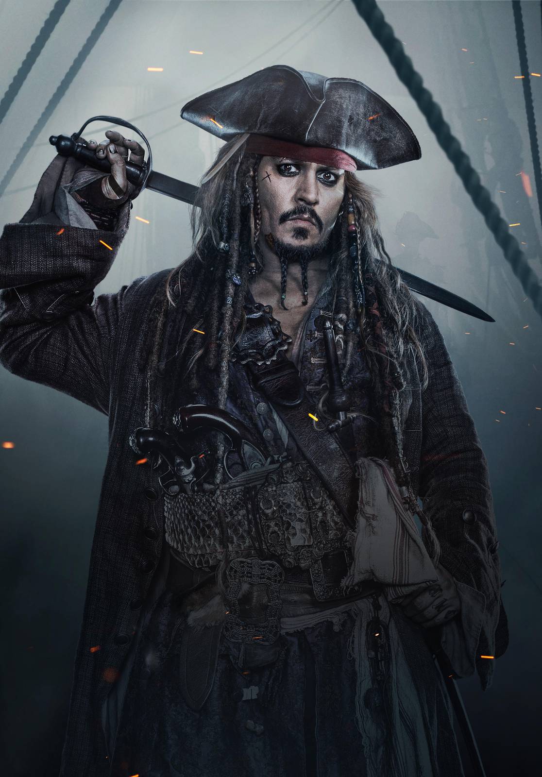 Captain Jack Sparrow Pirate Adventure Wall Art