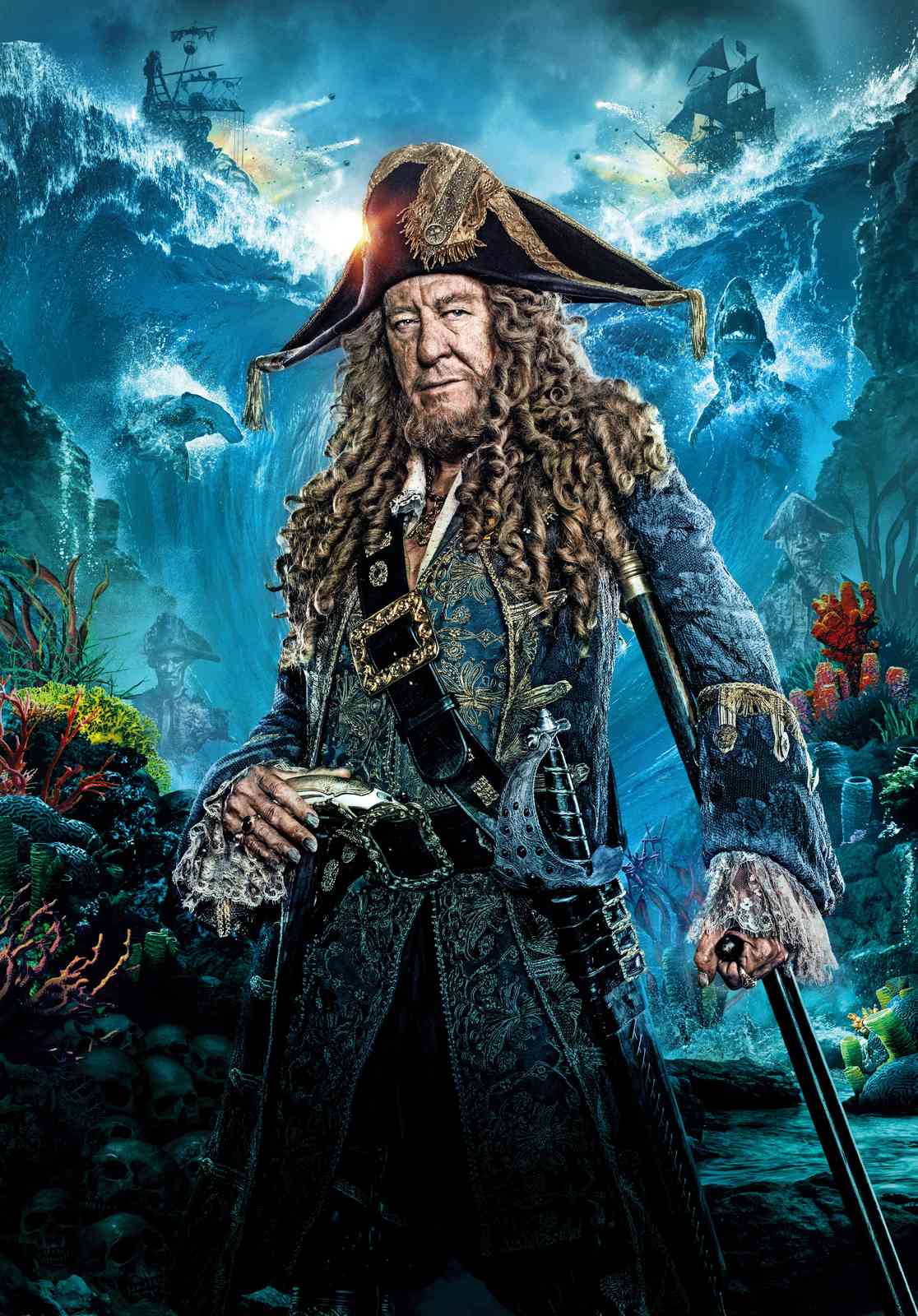 Captain Salazar "Dead Men Tell No Tales" Wall Art