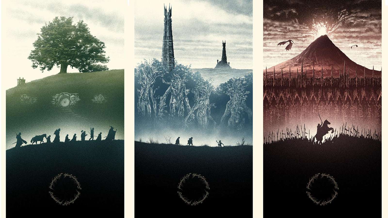 Epic Fantasy Middle-earth Adventure Wall Art