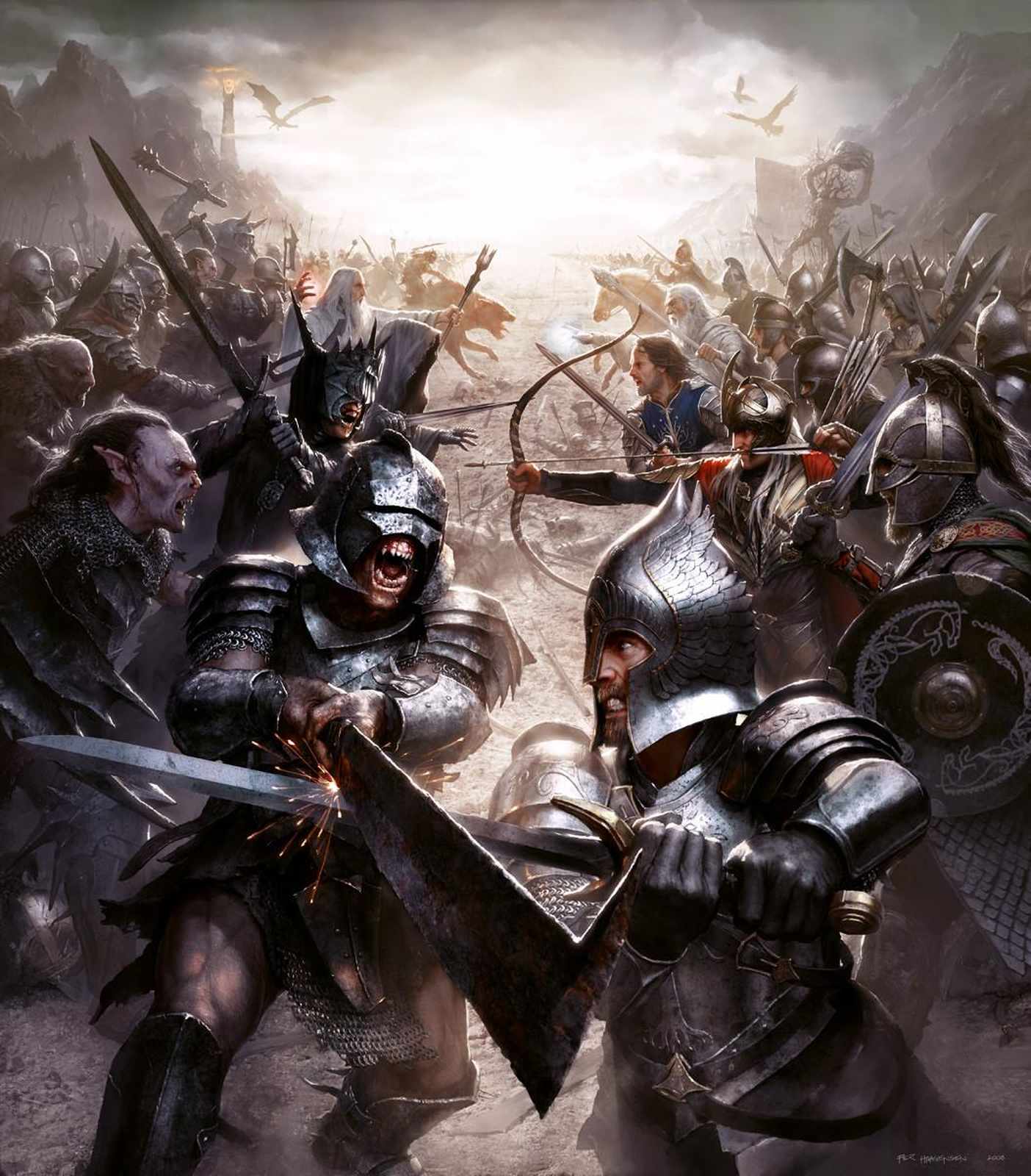 Epic Battle Fantasy Art Wall Art