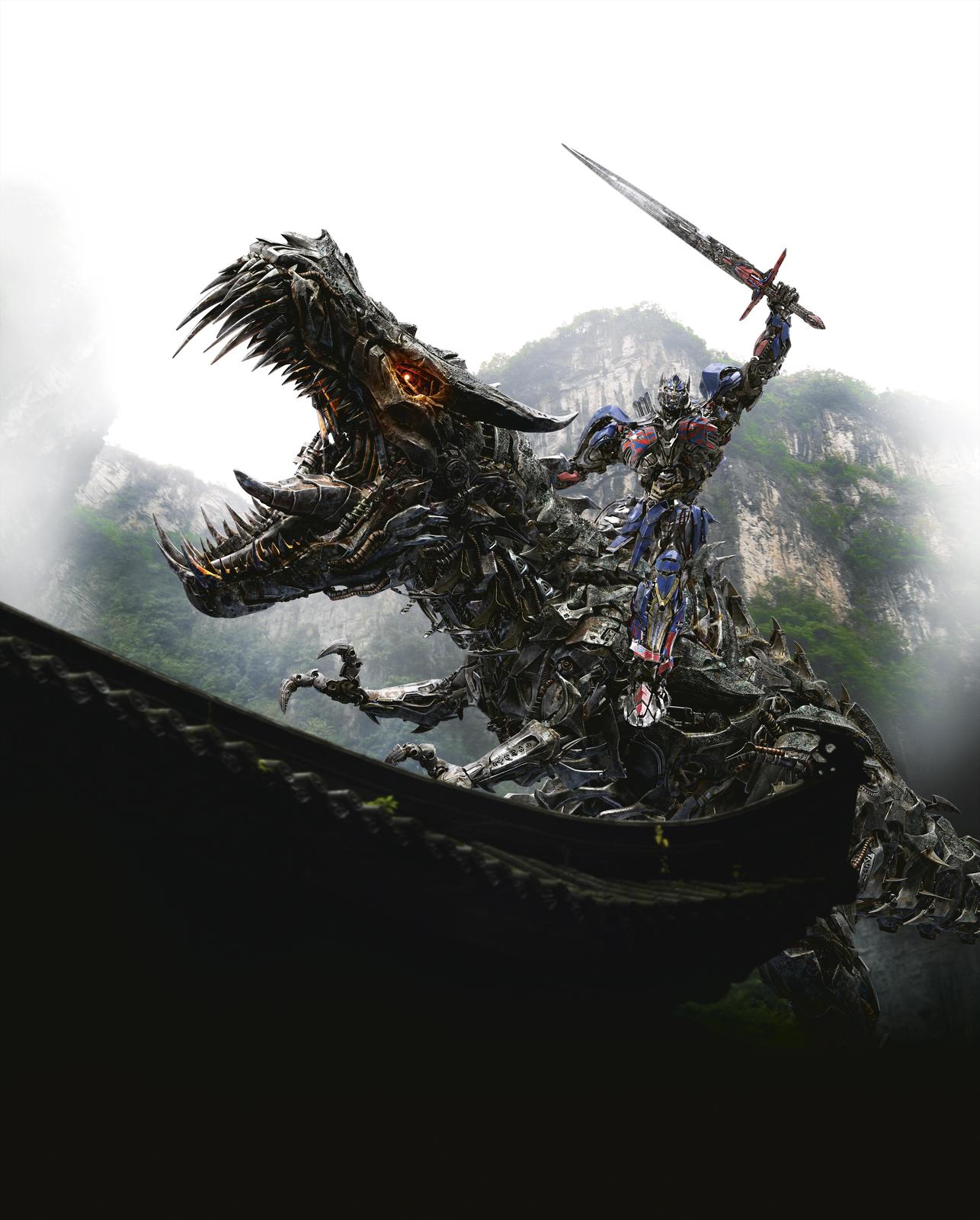 Optimus Prime & Grimlock Epic Action Wall Art