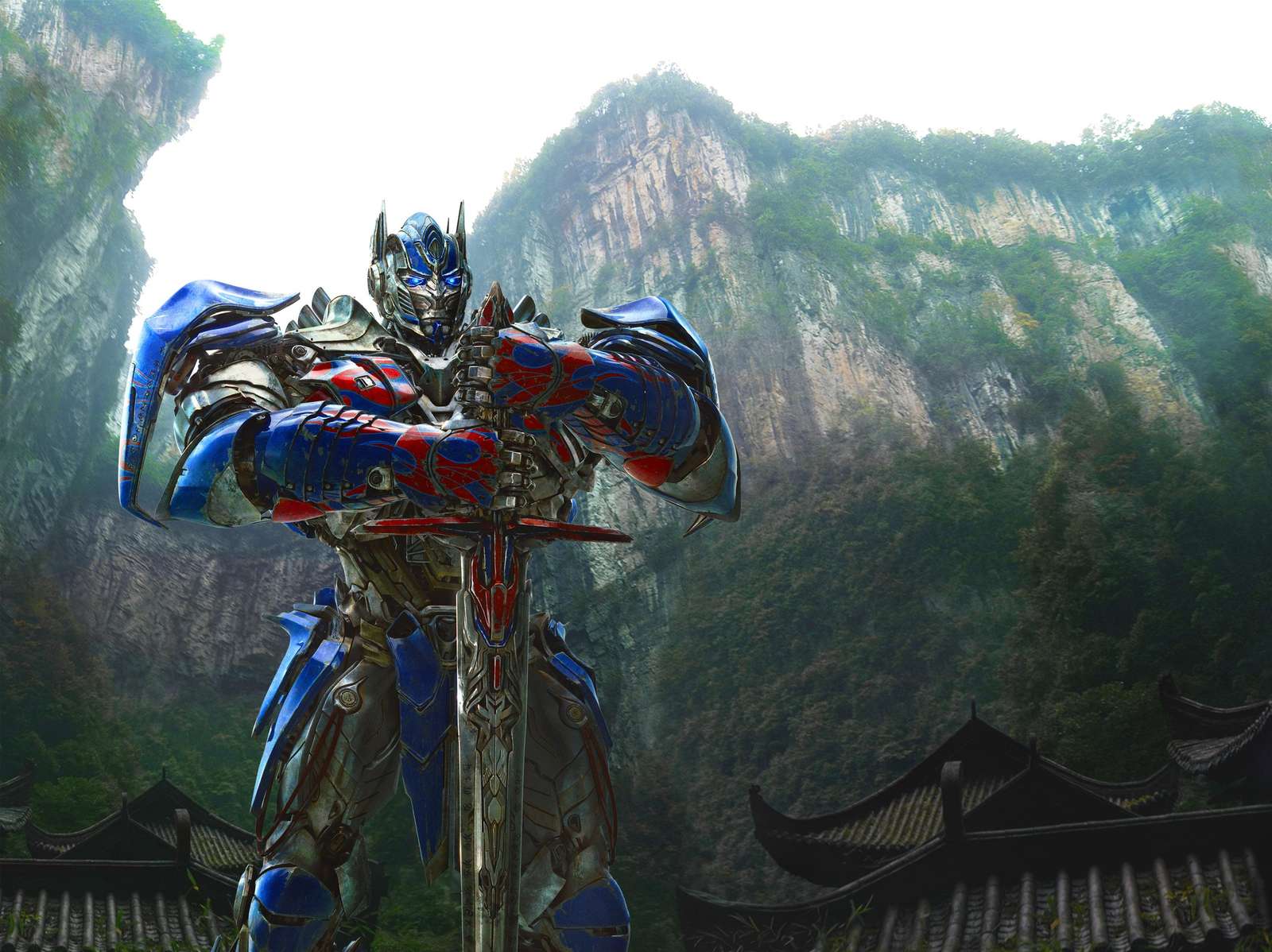 Optimus Prime Epic Sword Battle Wall Art