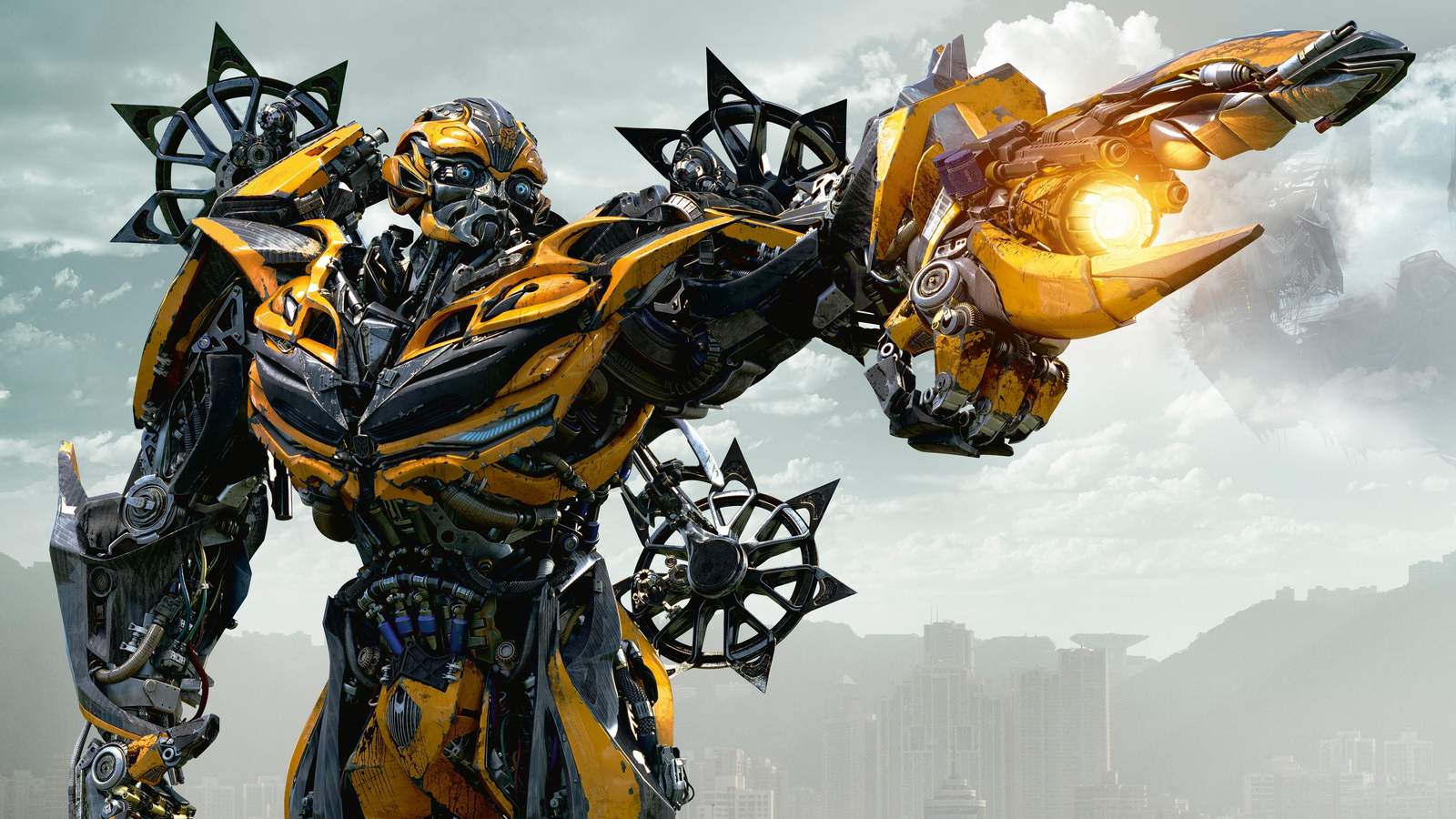 Epic Bumblebee Transformers Action Wall Art
