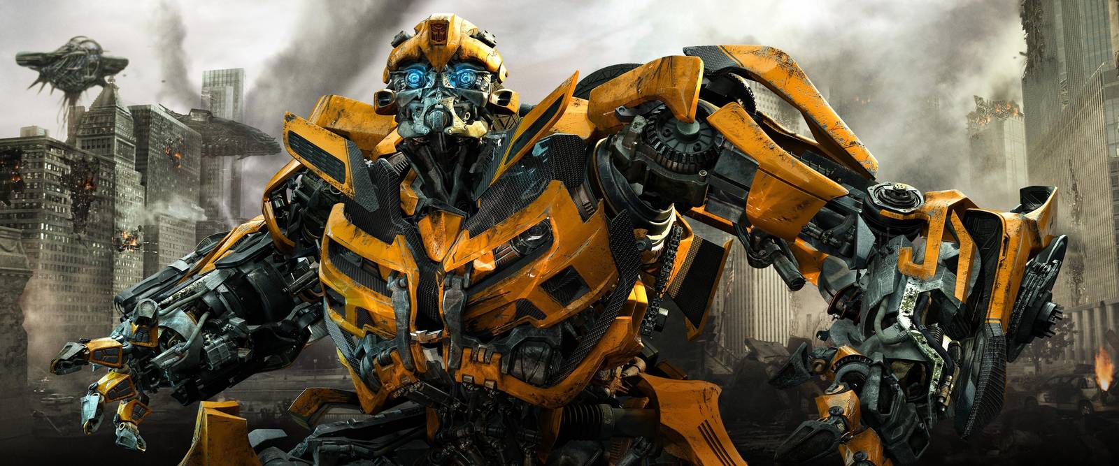 Bumblebee Action Pose Transformers Wall Art