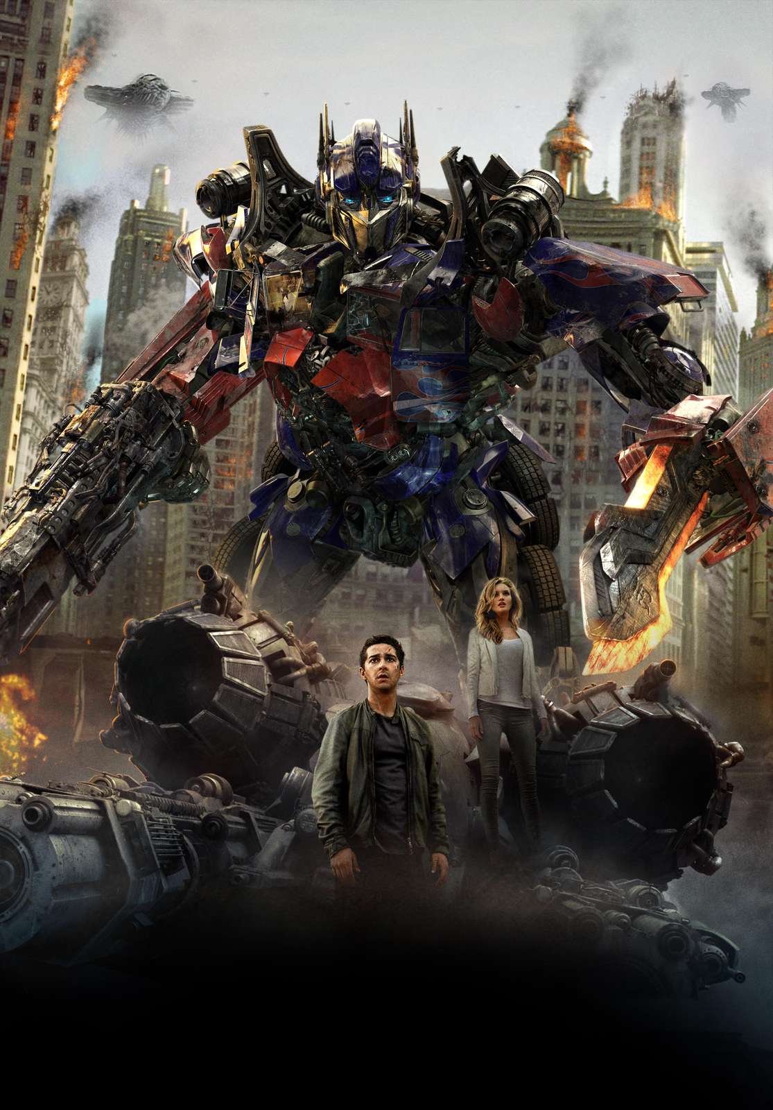 Epic Optimus Prime Battle City Wall Art
