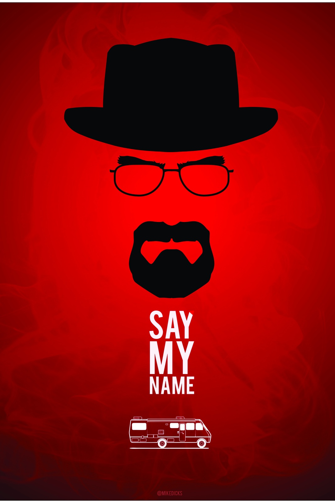 Iconic Heisenberg Say My Name Wall Art