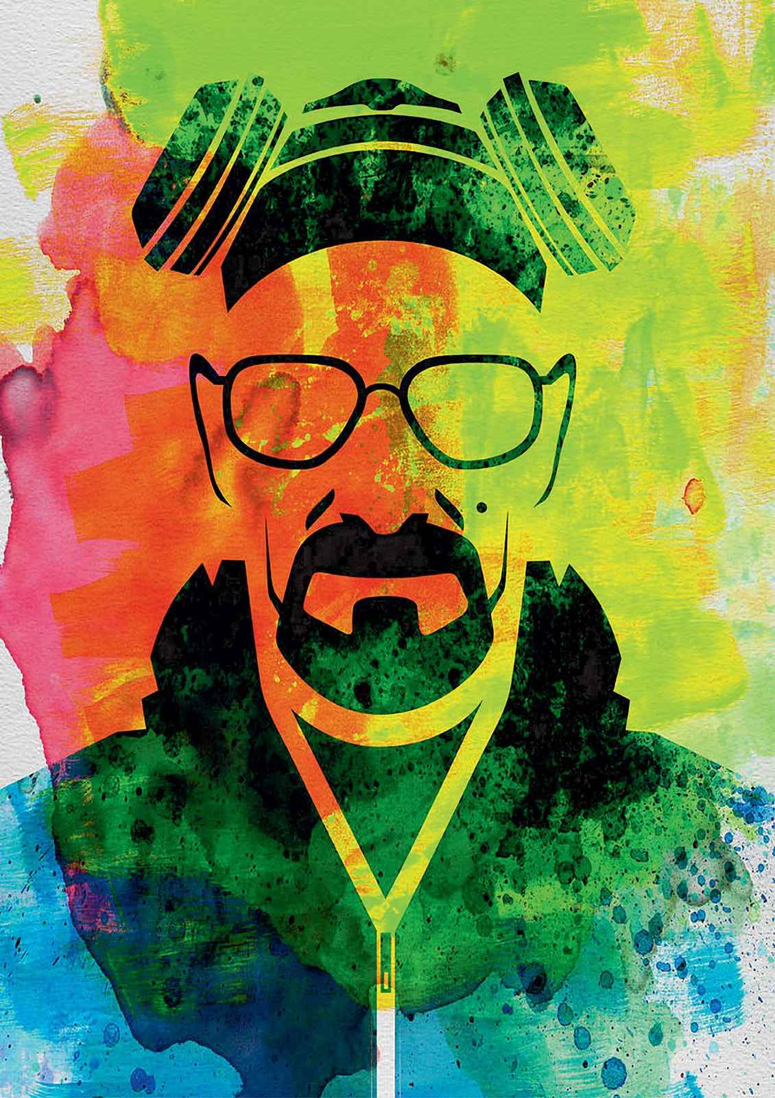 Bold Heisenberg Watercolor Wall Art