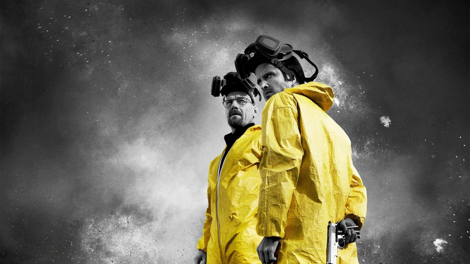 Iconic Duo Yellow Hazmat Suits Wall Art