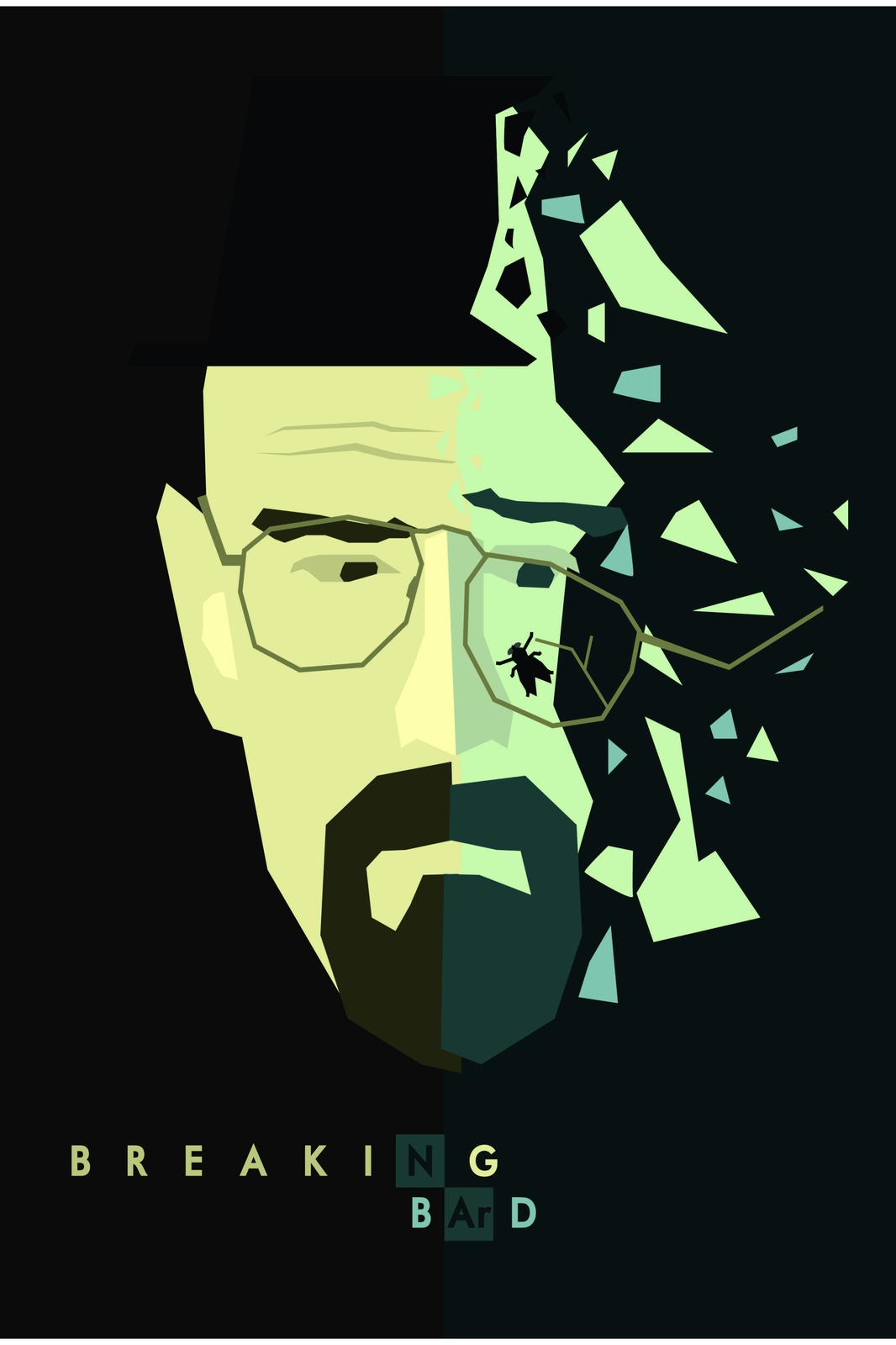 Walter White "Heisenberg" Breaking Bad Wall Art