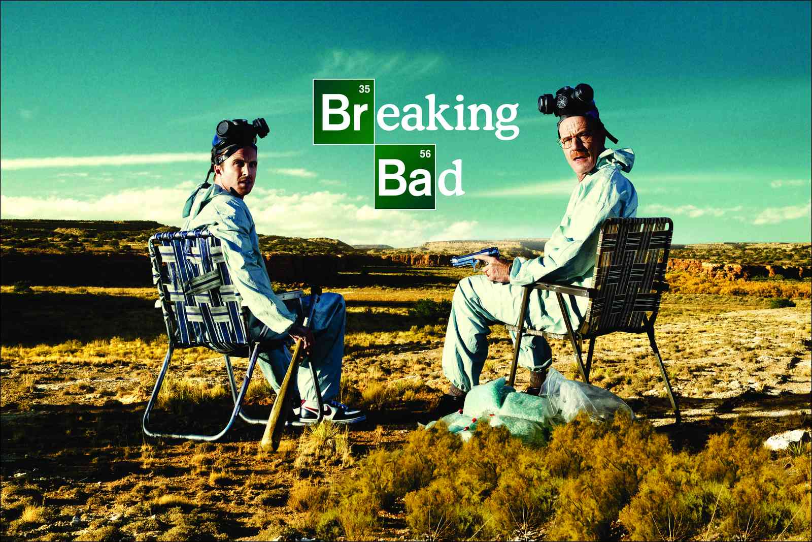 Iconic Breaking Bad Desert Scene Wall Art