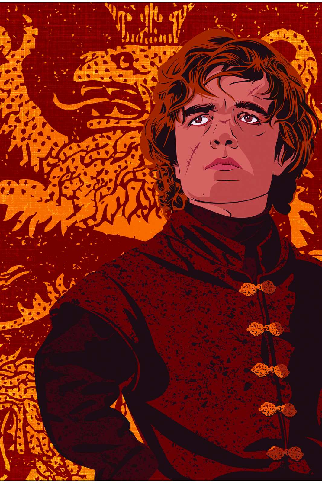 Tyrion Lannister Dragon King Wall Art