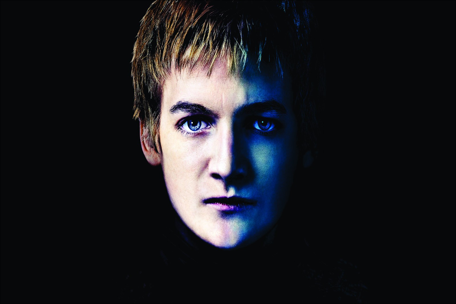 Intense Gaze Character Portrait Wall Art