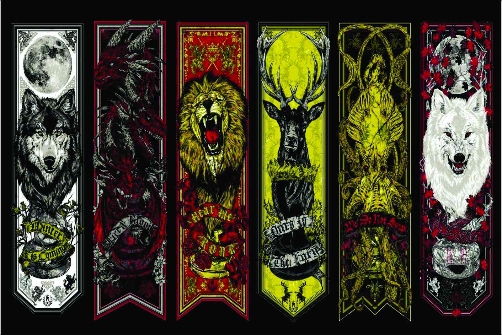 Epic House Banners Wall Art