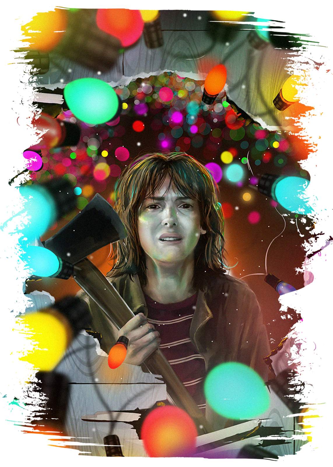 Joyce Byers Stranger Things Wall Art