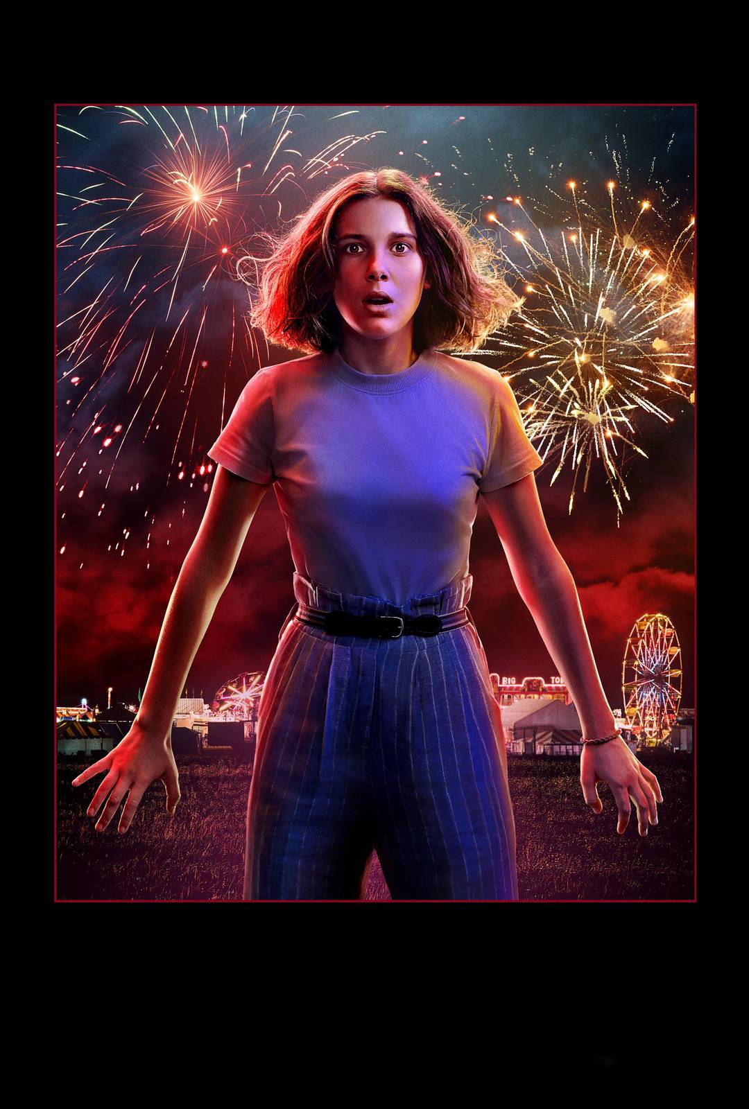 Stranger Eleven Fireworks Wall Art