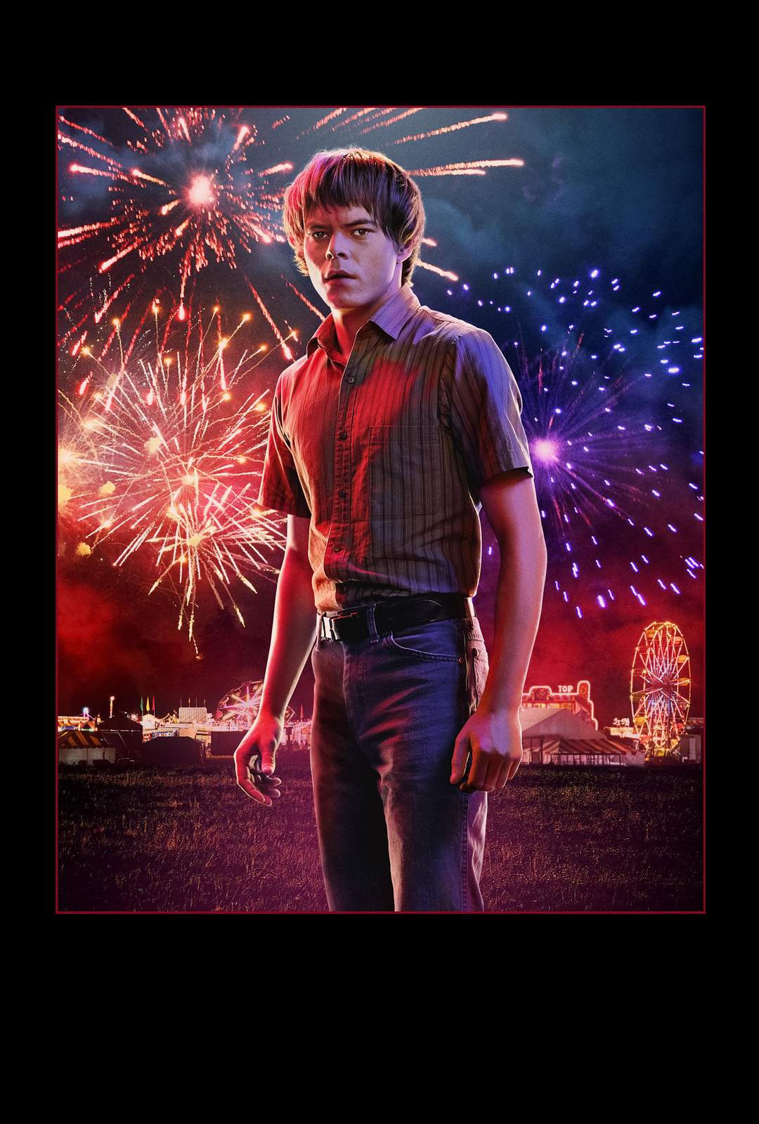 Stranger Things Jonathan Byers Fireworks Wall Art