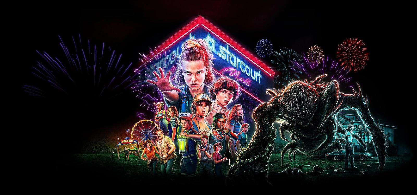 Stranger Things Eleven & Demogorgon Wall Art