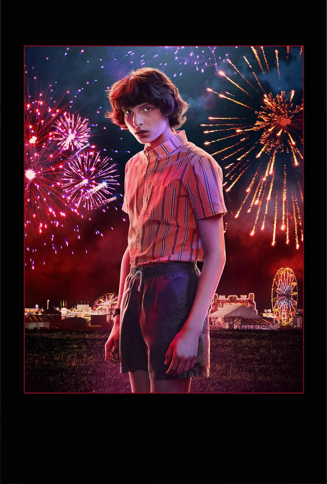 Stranger Things Mike Wheeler Fireworks Wall Art