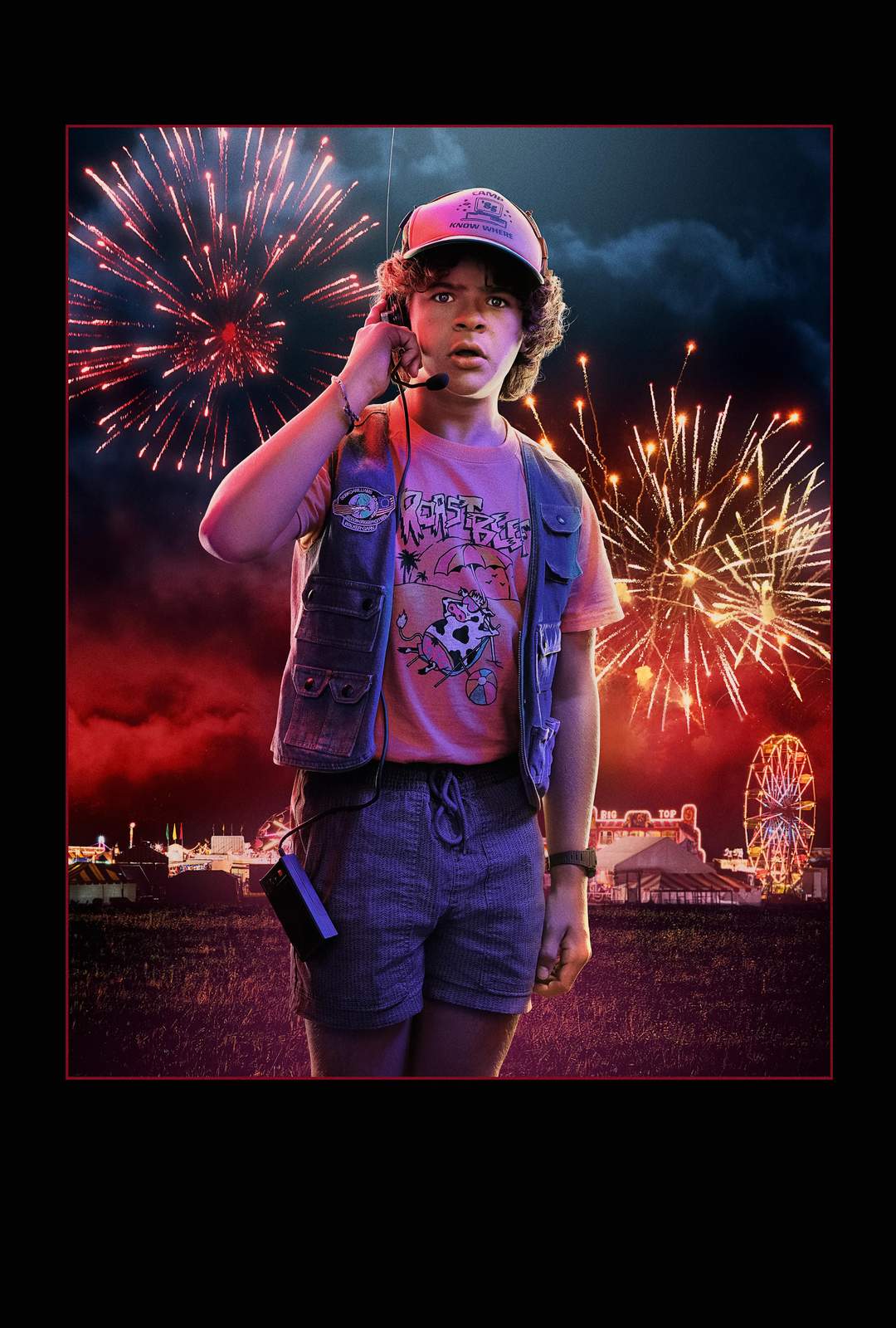 Stranger Things Dustin Fireworks Wall Art