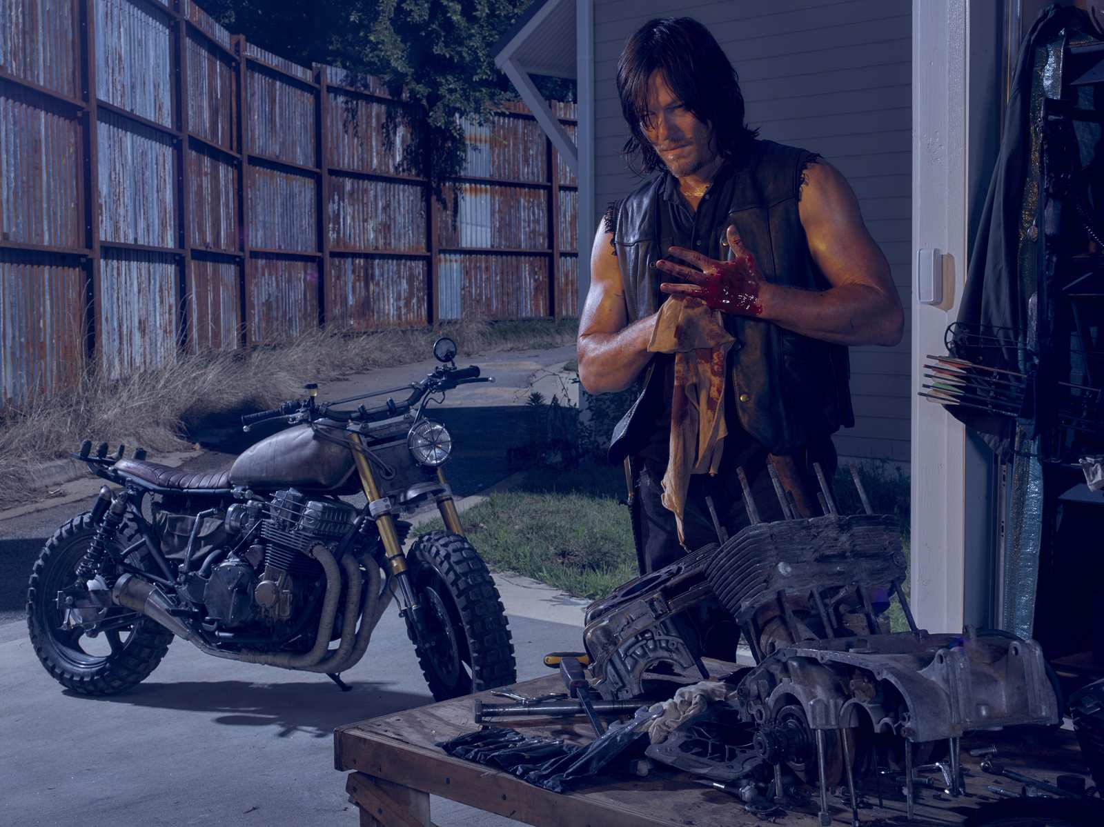 Daryl Dixon's Tough Ride Wall Art